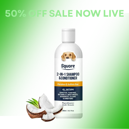 BruceBenPets - Squore's 2-in-1 Shampoo & Conditioner Bottle