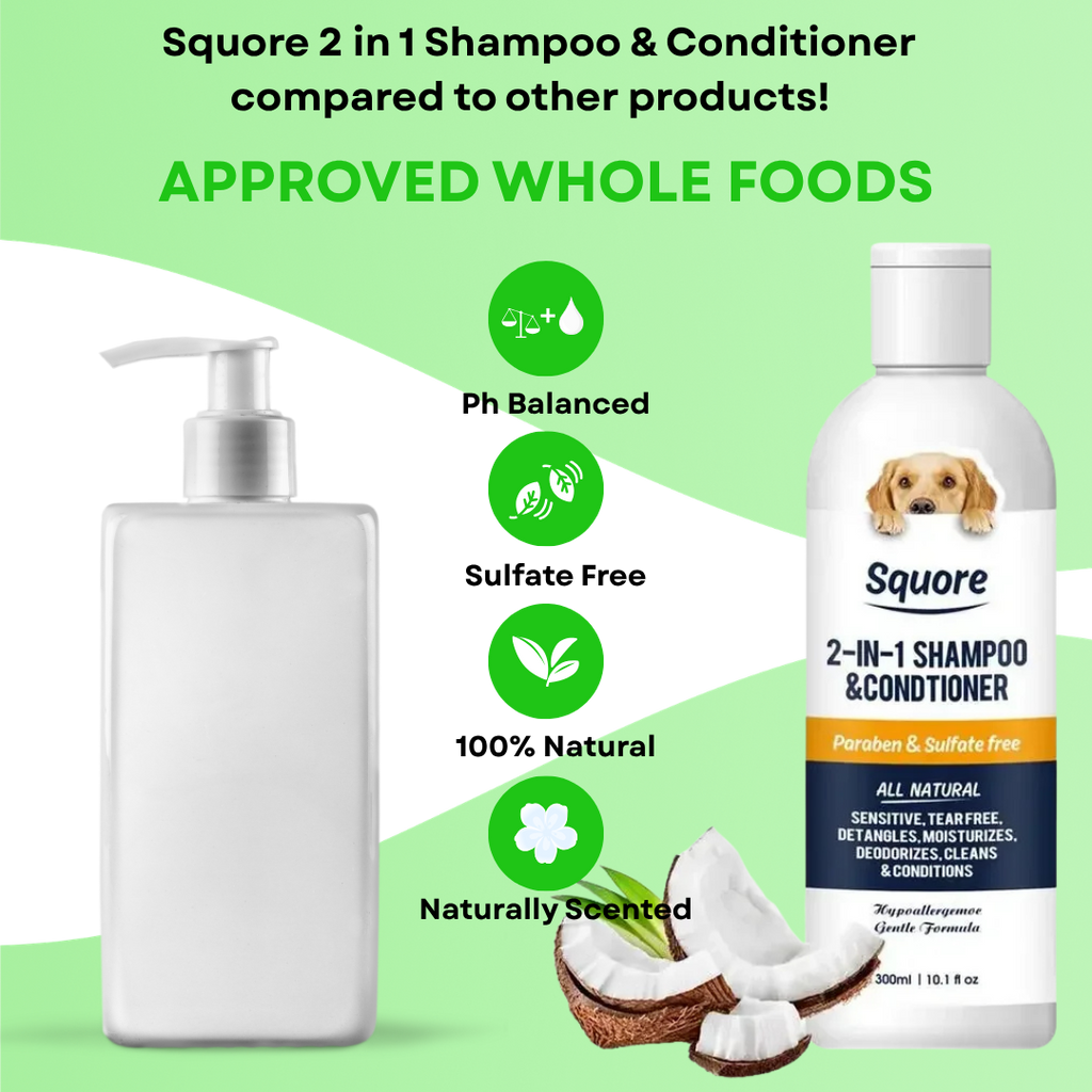 BruceBenPets - Squore's 2-in-1 Shampoo & Conditioner Bottle